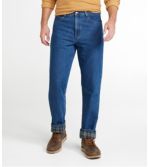 Double L Jeans, Flannel-Lined Natural Fit