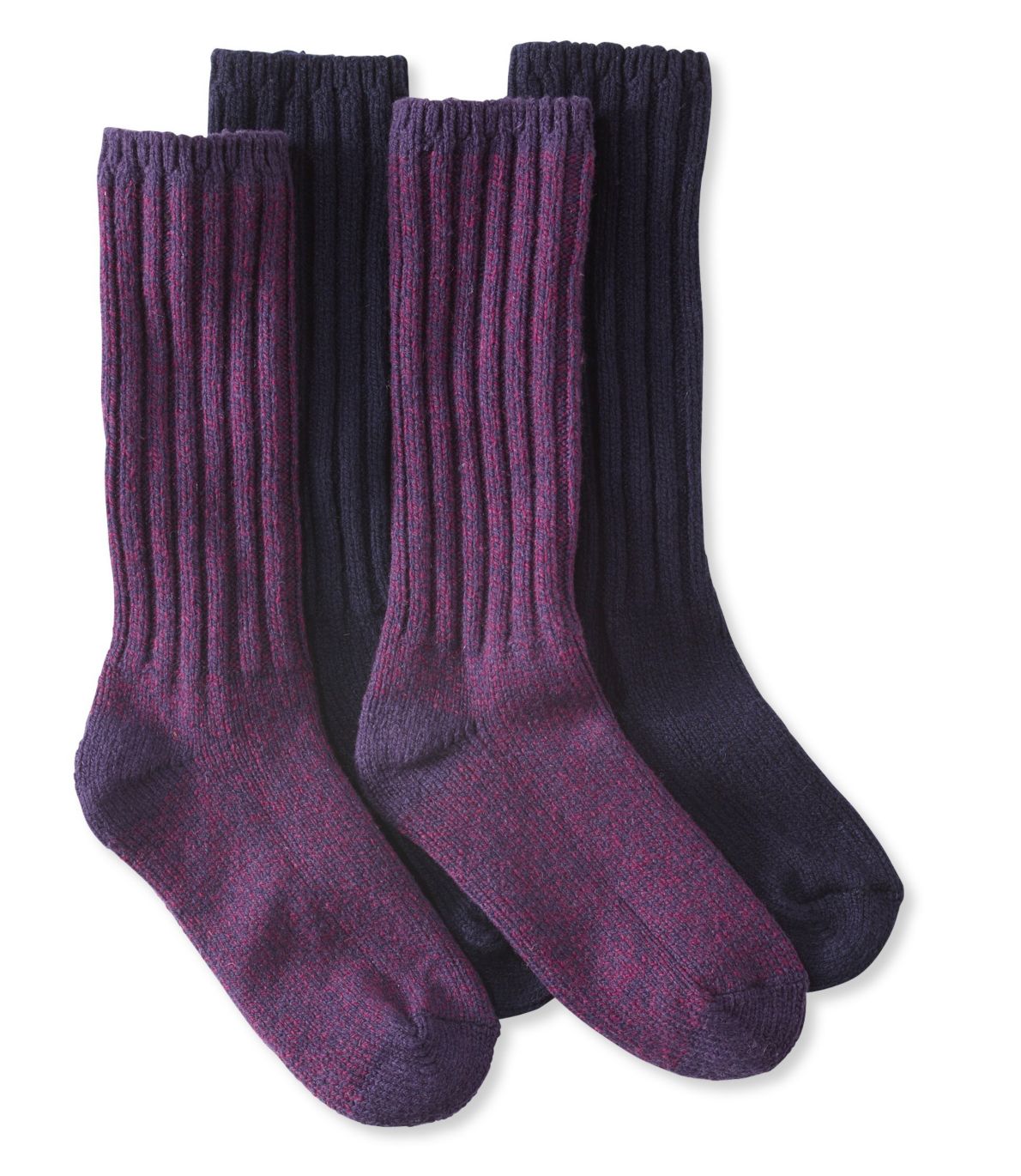 Merino Wool Ragg Socks, 12" Two-Pack