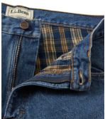 Men's Double L® Jeans, Flannel-Lined Natural Fit Comfort Waist