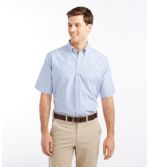 Men's Wrinkle-Free Classic Oxford Cloth Shirt, Traditional Fit Short-Sleeve