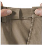 Men's Wrinkle-Free Dress Chinos, Natural Fit Hidden Comfort Pleated