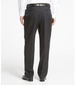 Washable Year-Round Wool Pants, Natural Fit Hidden Comfort Pleated