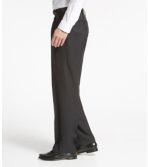 Washable Year-Round Wool Pants, Natural Fit Hidden Comfort Pleated