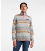 Women's L.L.Bean Sweater Fleece Pullover, Print
