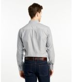 Easy-Care Chambray Shirt, Traditional Fit Stripe