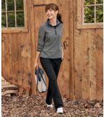 Women's Soft-Brushed Fitness Fleece Pullover, Quarter-Zip
