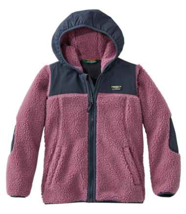 Kids' Sherpa Fleece Hooded Jacket