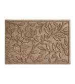 Heavyweight Recycled Waterhog Doormat, Woodland Leaf