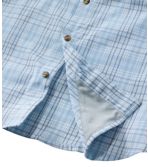 Men's Tropicwear Shirt, Plaid Long-Sleeve