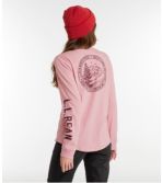 Women's Washed Cotton Pocket Tee, Long-Sleeve Graphic