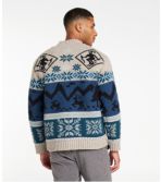 Men's Bean's Classic Ragg Wool Sweater, Quarter-Zip, Fair Isle