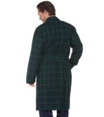 Men's Scotch Plaid Flannel Robe