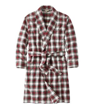 Men's Scotch Plaid Flannel Robe