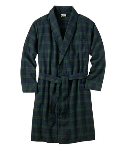 Men's Scotch Plaid Flannel Robe | Robes at L.L.Bean