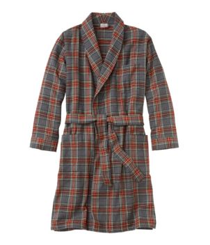 Men's Scotch Plaid Flannel Robe