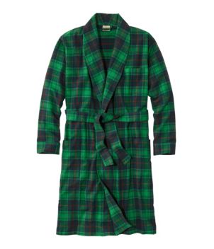 Men's Scotch Plaid Flannel Robe