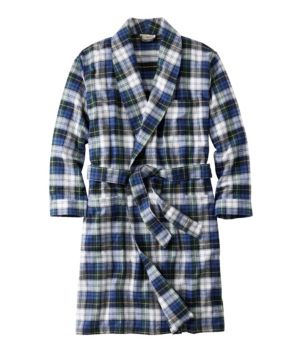 Men's Scotch Plaid Flannel Robe