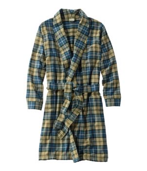 Men's Scotch Plaid Flannel Robe