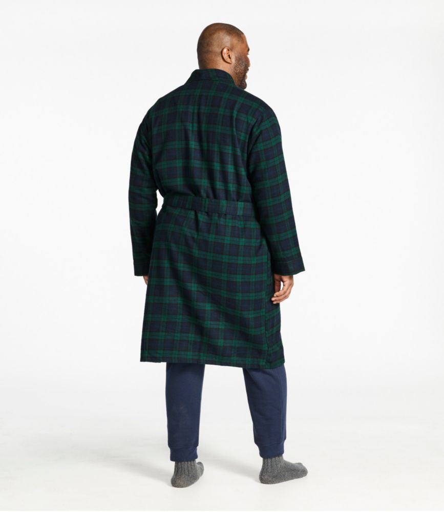 Men's Scotch Plaid Flannel Robe Sleepwear at L.L.Bean