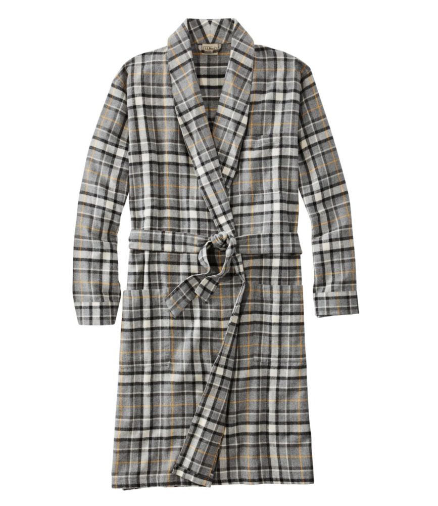 Men's Scotch Plaid Flannel Robe