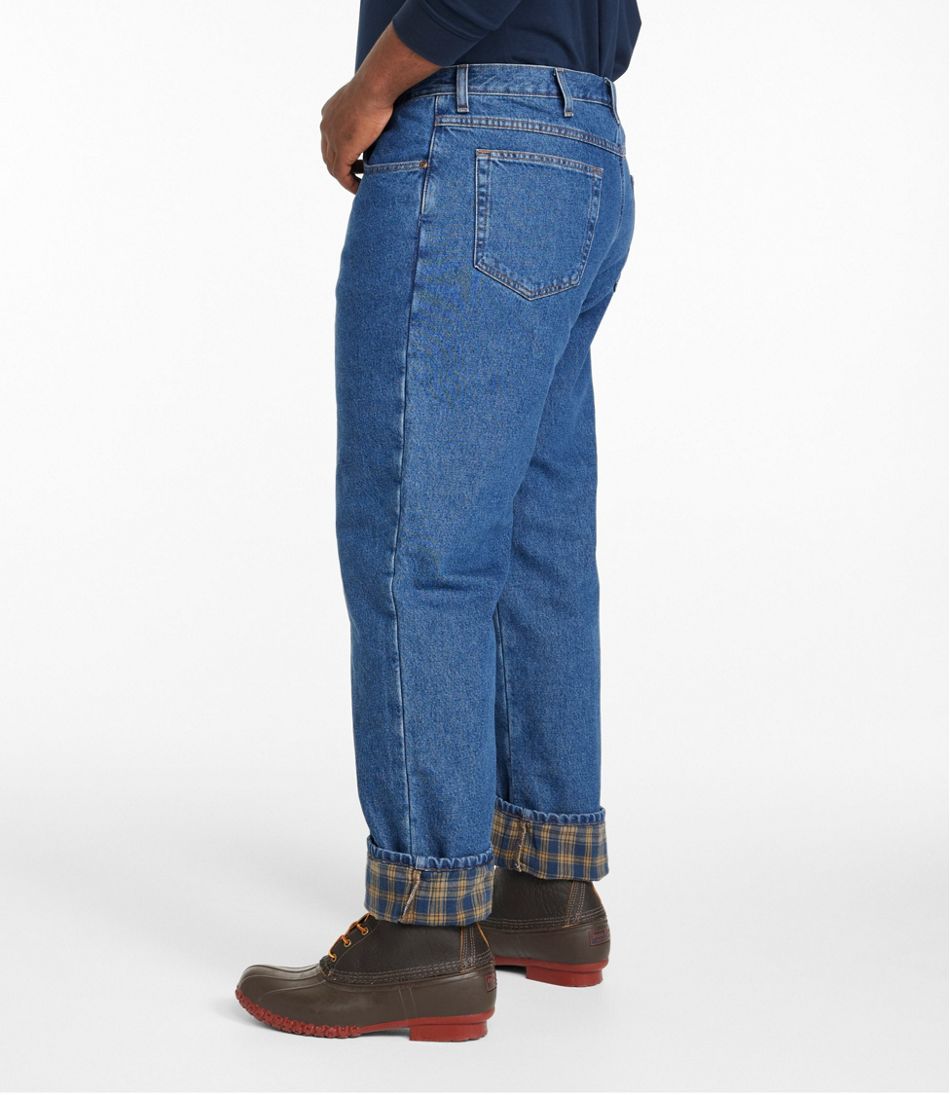 Men's Double L® Jeans, Classic Fit, Flannel-Lined at L.L. Bean