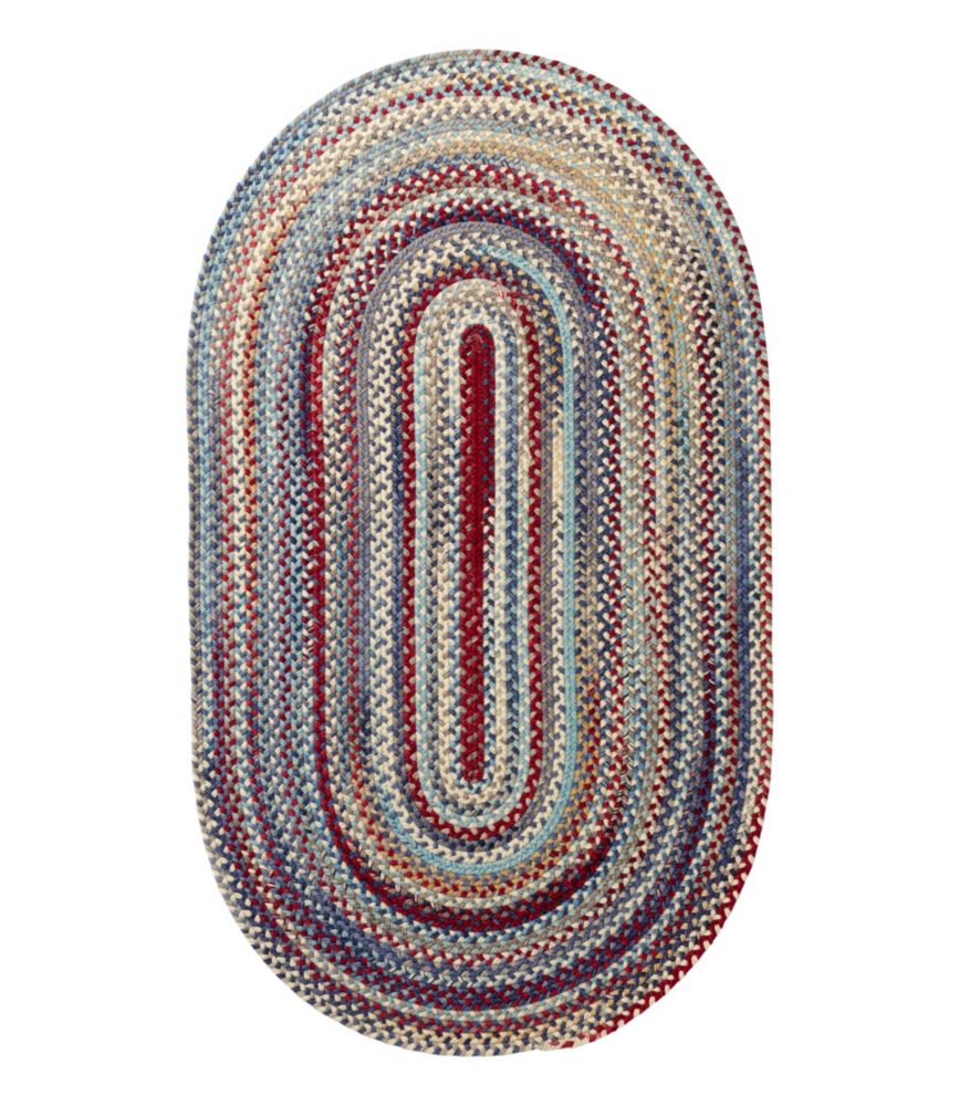 L.L.Bean Braided Wool Rug, Oval