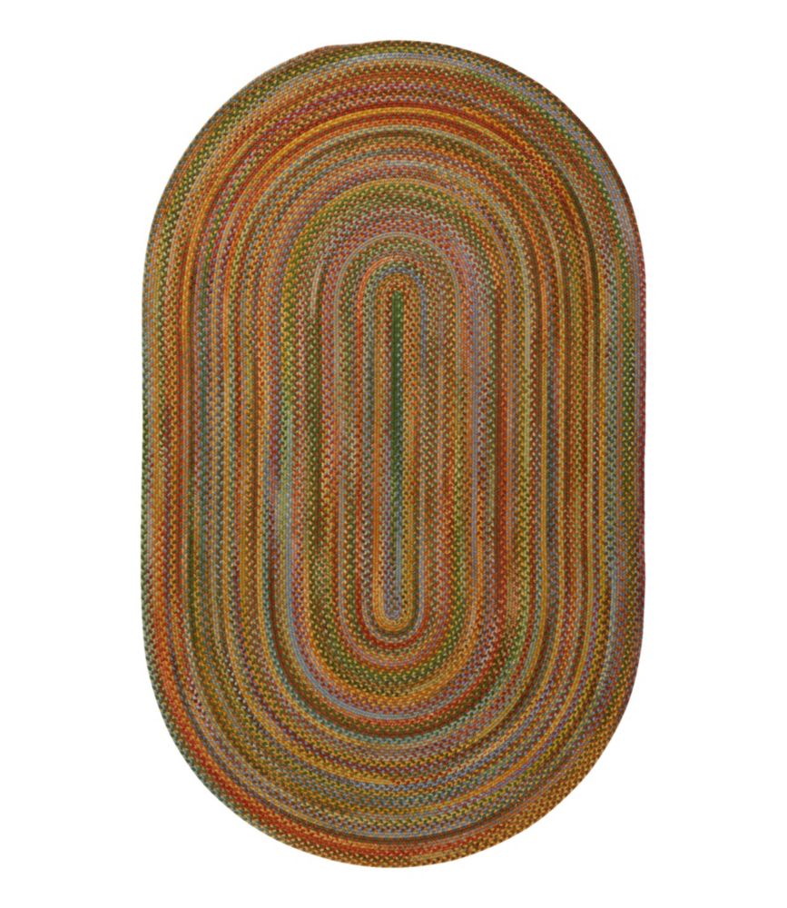L.L.Bean Braided Wool Rug, Oval