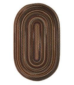 L.L.Bean Braided Wool Rug, Oval