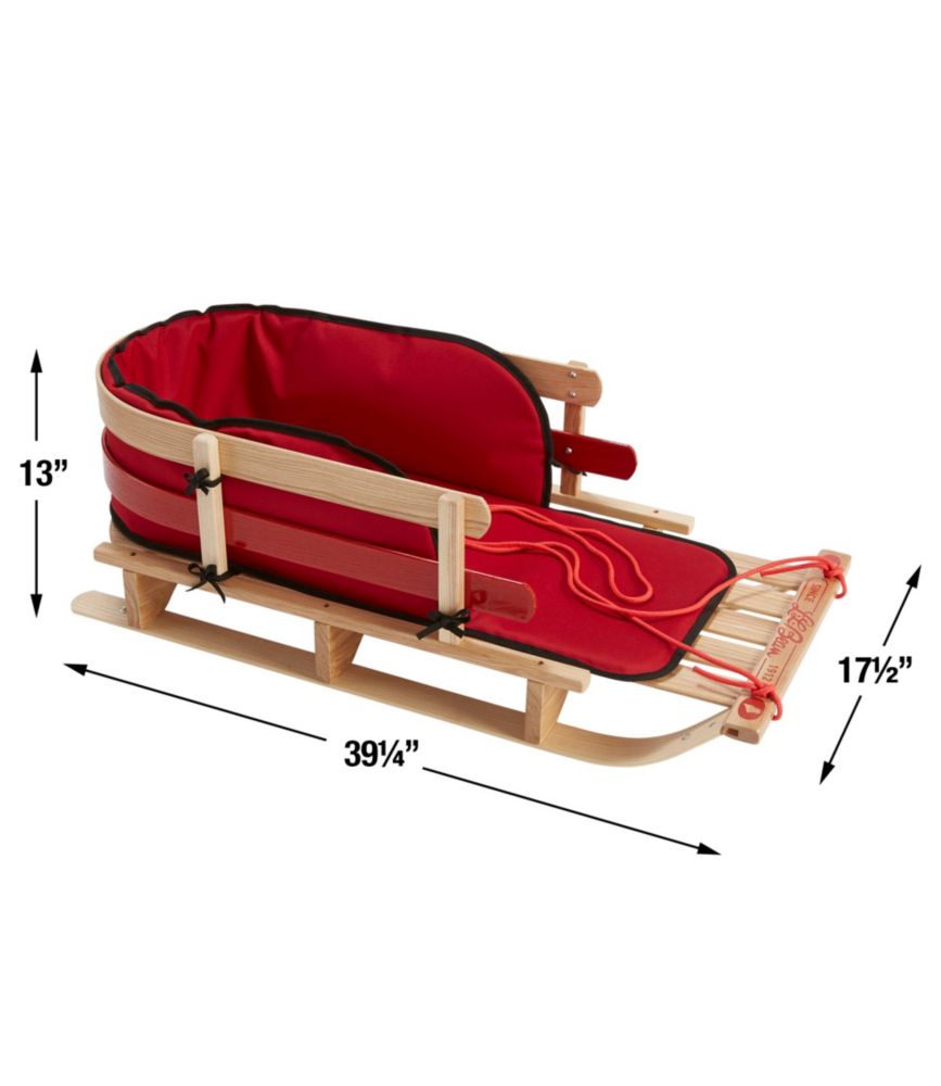 Kids' Pull Sled and Cushion Set