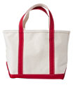 Boat and Tote Bag, Small, Red Trim, small image number 0