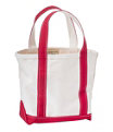 Boat and Tote Bag, Small, Red Trim, small image number 0