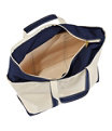 Boat and Tote Bag Zip Top, Small, Blue Trim, small image number 1