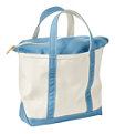 Boat and Tote Bag Zip Top, Small, Slate, small image number 0