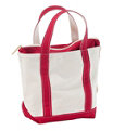 Boat and Tote Bag Zip Top, Small, Red Trim, small image number 0