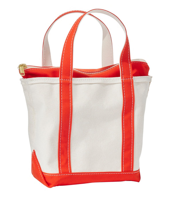 Boat and Tote Bag Zip Top, Small, Orange, large image number 0