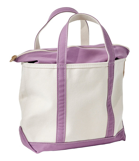 Boat and Tote Bag Zip Top, Small, Mauve, large image number 0