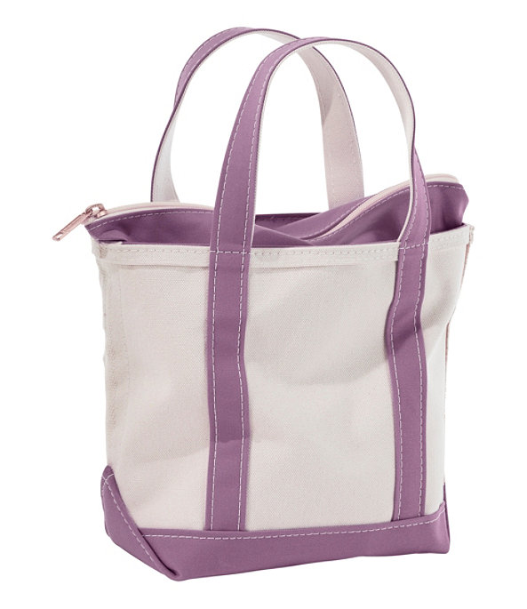 Boat and Tote Bag Zip Top, Small, Mauve, large image number 0