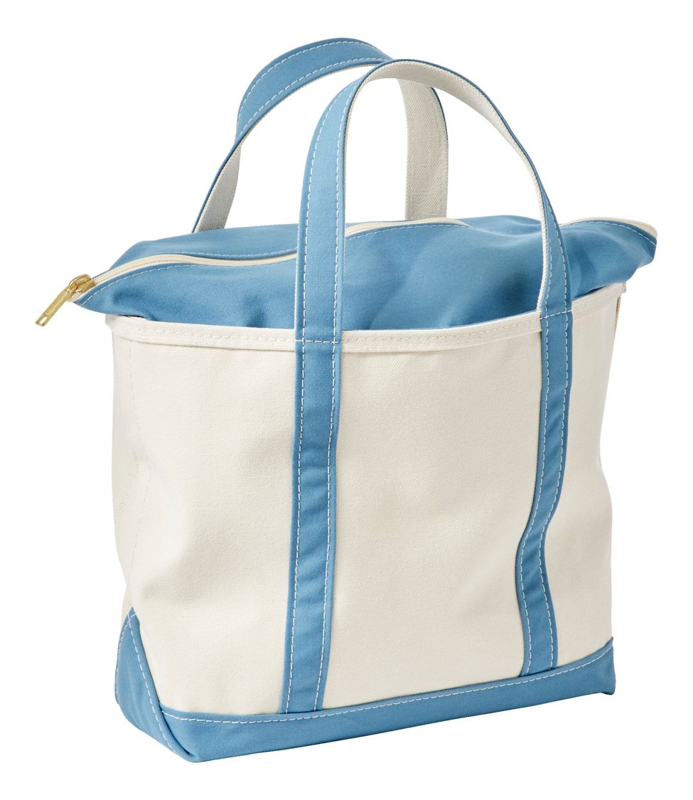 Zipper top deals tote bag