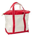 Boat and Tote Bag, Zip-Top, Medium, Red Trim, small image number 0