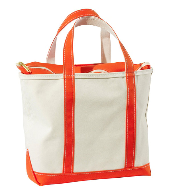 Boat and Tote Bag, Zip-Top, Medium, Orange, large image number 0