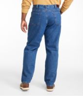 Men's Double L® Jeans, Relaxed Fit, Flannel-Lined