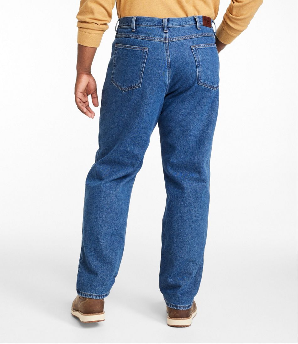 Men's Double L® Jeans, Natural Fit, Flannel-Lined | Jeans at Men's Double L® Jeans, Natural Fit, Flannel-Lined | Jeans at