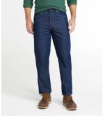 Men's Double L Jeans, Relaxed Fit, Flannel-Lined