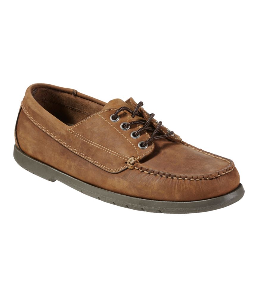 Men's Handsewn Moccasins, Blucher Moc, Oakwood, small image number 7