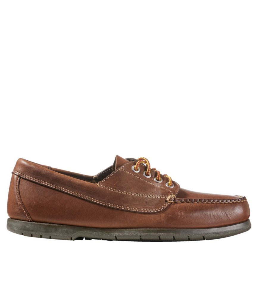 Men's Handsewn Moccasins, Blucher Moc, Oakwood, small image number 1