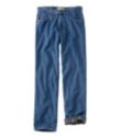 Men's Double L® Jeans, Relaxed Fit, Flannel-Lined