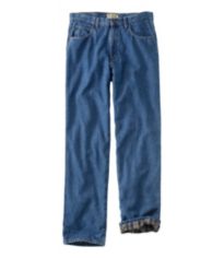 Men's Flannel Lined Flannel Lined Jeans,Straight Leg – FlannelGo