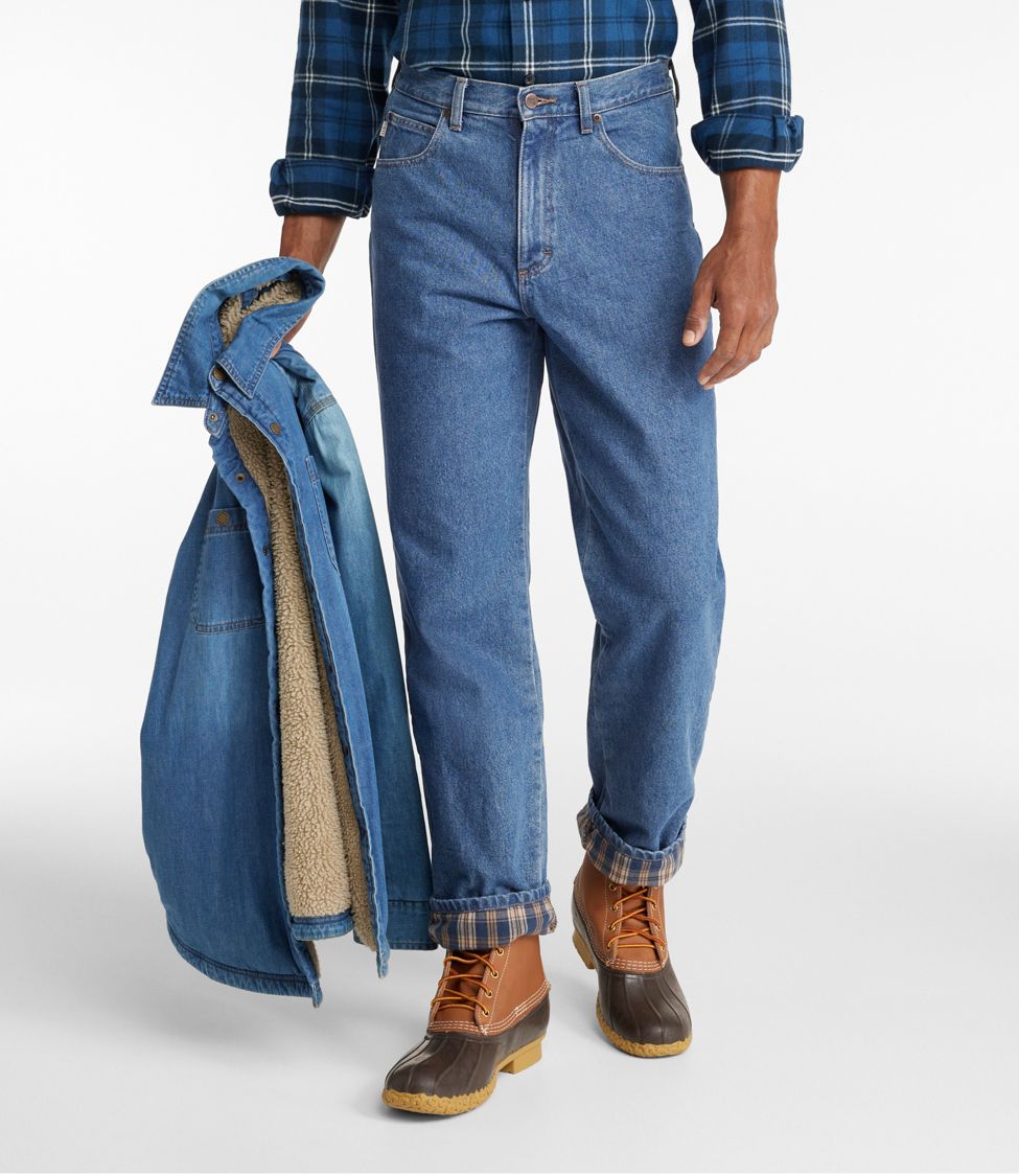 FULL BLUE Flannel Lined Carpenter Jeans - Runnings