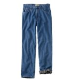 Men's Double L® Jeans, Relaxed Fit, Flannel-Lined at L.L. Bean