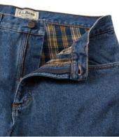 Men's Double L® Jeans, Natural Fit, Flannel-Lined